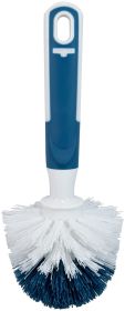 Sink and Dish Scrub Brush, Kitchen Washing Scrubber for Hard-to-Reach Corners, Small Cleaning Supplies, Non-Scratch Bristles, Glassware, Pots, Pa