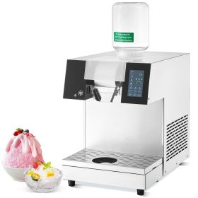 Commercial Snowflake Ice Machine, 507LBS/24H Snowflake Ice Maker, Stainless Steel Ice Shaver Machine, Electric Snow Cone Maker